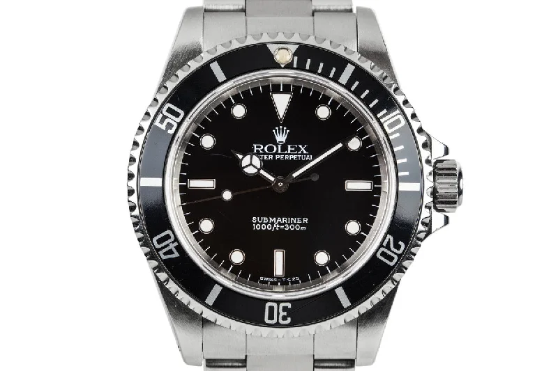 1997 Rolex Submariner 14060 with Box and Papers-Rolex GMT-Master II Pepsi Bezel Watch