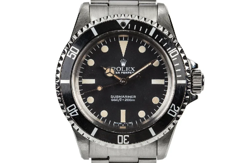 1983 Rolex Submariner 5513 with Mark V Maxi Dial-Rolex Explorer 40mm Stainless Steel Watch