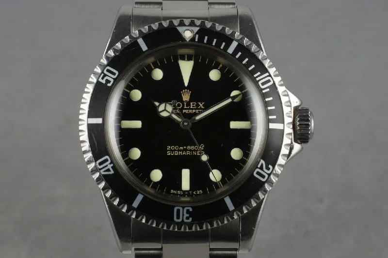 1966 Rolex Submariner 5513 with Glossy Gilt Dial-Rolex Daytona 116500LN Watch