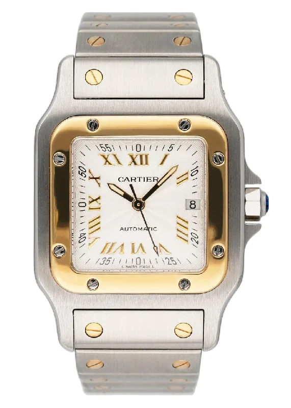 Cartier Santos Galbee W20041C4 Two Tone Ladies Watch-Cartier Tank Française Watch