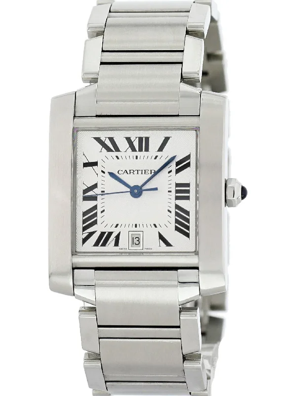 Cartier Tank Francaise 2302 Mens Watch-Cartier Santos de Cartier Watch Medium Size