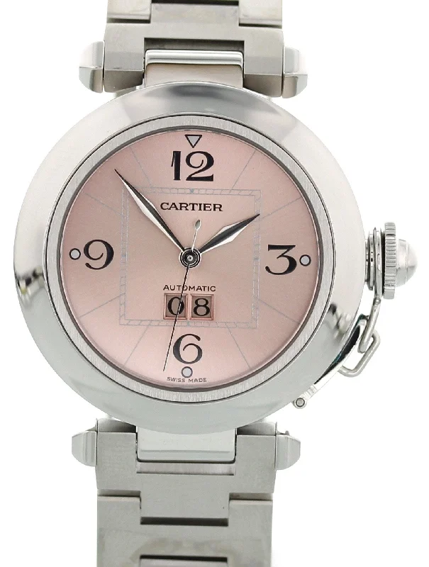 Cartier Pasha Big Date 2324 Pink Dial Automatic-Cartier Tank Francaise 35mm Watch