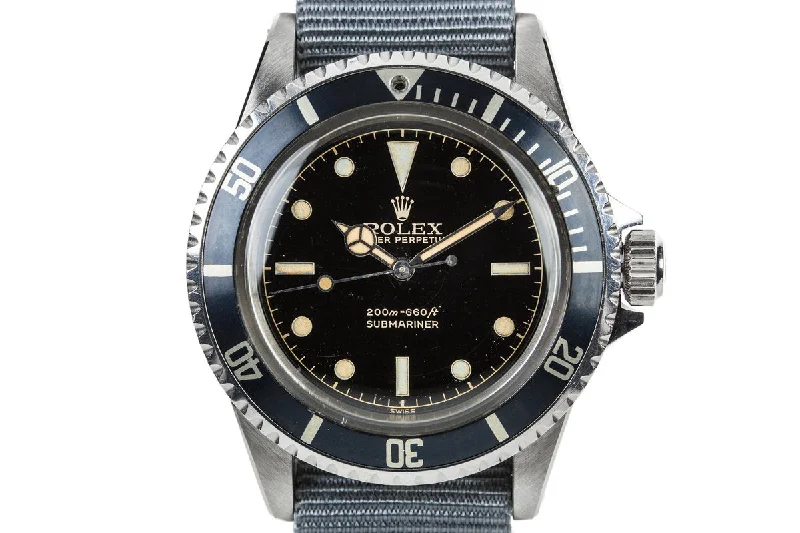 1962 Rolex Submariner 5512 PCG with Gilt Glossy Chapter Ring Dial-Rolex GMT-Master II 126711 Watch