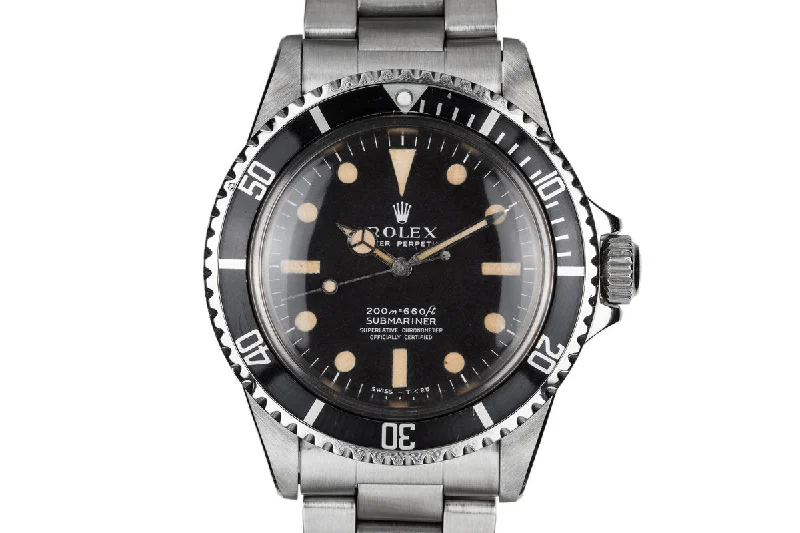 1967 Rolex Submariner 5512 Meters First Dial with Letter from Rolex USA President-Rolex Yacht-Master 40mm Diamond Dial Watch