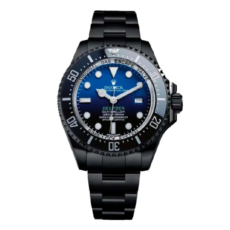 Rolex Deepsea / Sea Dweller 44mm - Ref: 116660dbl - Blue Dial & Ceramic Bezel, Black PVD Stainless Steel Oyster Bracelet Watch-Rolex Datejust 116334 Silver Dial Watch