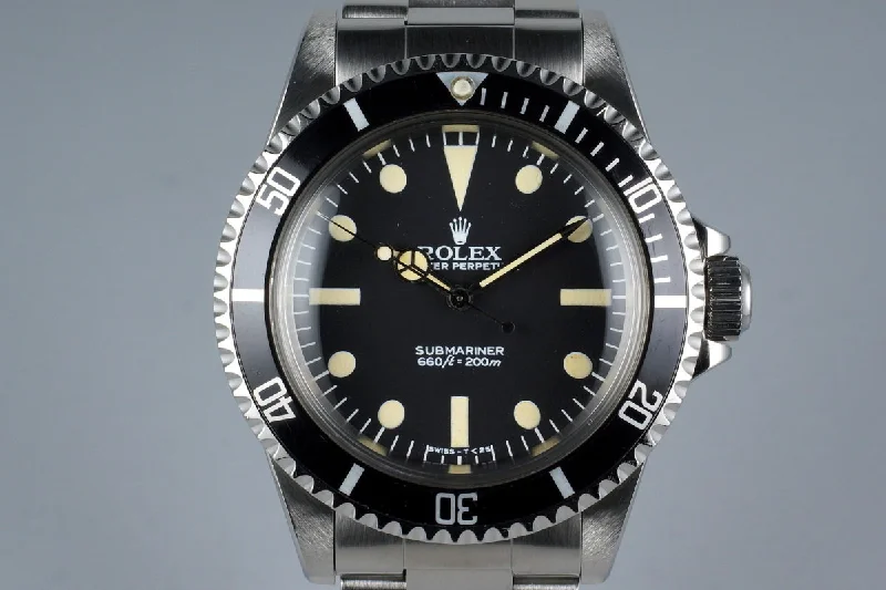 1981 Rolex Submariner 5513 Mark V Maxi Dial-Rolex Oyster Perpetual Watch