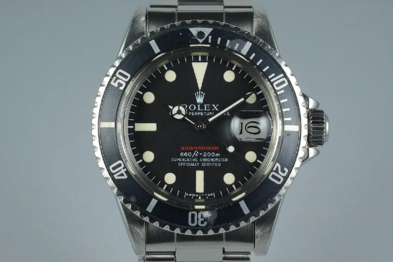 1970 Rolex Red Submariner 1680 Mark IV-Rolex Submariner 16610 Watch