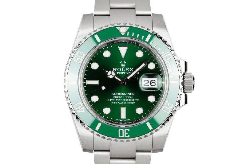 2018 Rolex Ceramic Submariner 116610LV "Hulk" with Box and Papers-Rolex Submariner 126610LN Watch