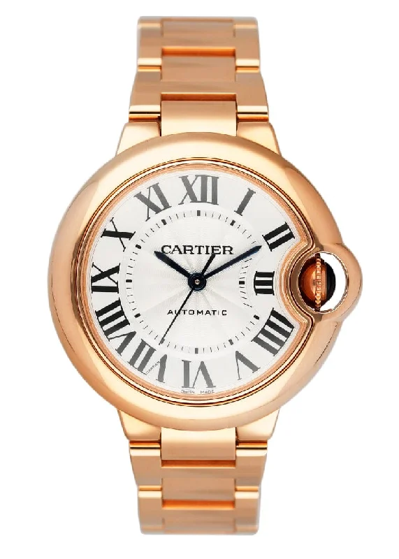 Cartier Ballon Bleu WGBB0042 18K Rose Gold Ladies Watch Box Papers-Cartier Panthère 27mm Watch