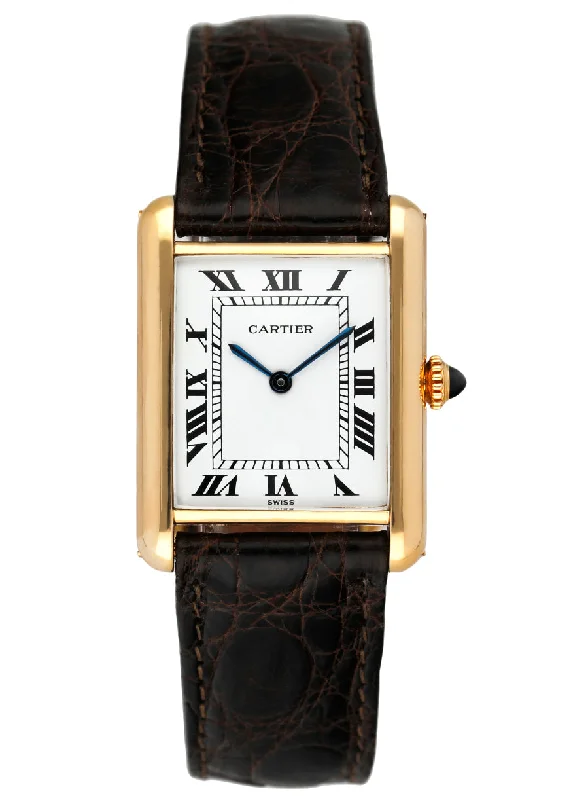 Cartier Tank 78086 Paris 18K Yellow Gold Ladies Watch-Cartier Love Diamond Ring 18k Gold