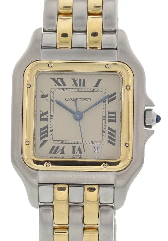 Midsize Cartier Panthere 18K Yellow Gold & Stainless Steel 187949-Cartier Clé de Cartier Small Watch