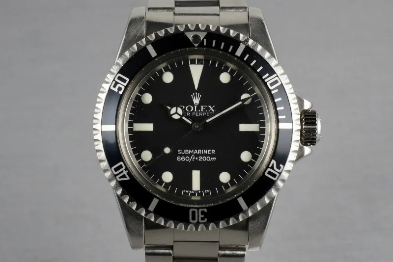 Rolex Submariner Dial  5513-Rolex Milgauss Green Crystal Watch