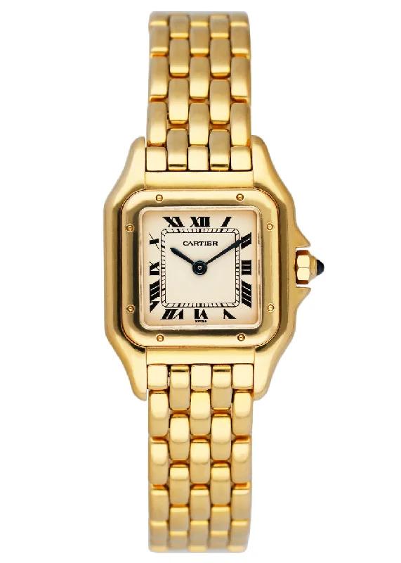 Cartier Panthere 8057929 18K Yellow Gold Ladies Watch-Cartier Tank Française Watch