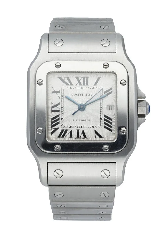 Cartier Santos Galbee Stainless Steel 2319 Automatic Watch-Cartier Pasha de Cartier Watch