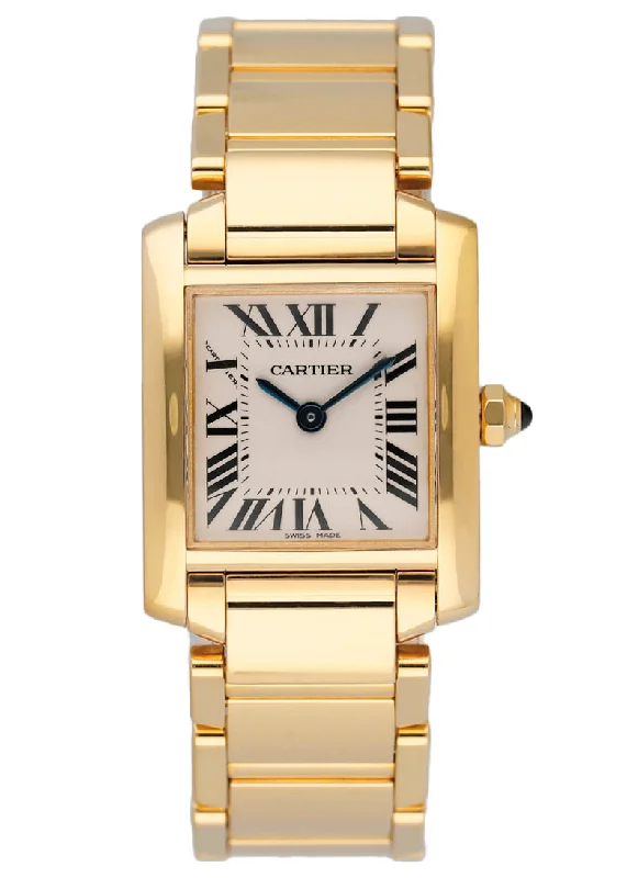 Cartier Tank Francaise W50002N2 Yellow Gold Ladies Watch-Cartier Tank Americaine Watch Large