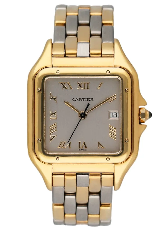 Cartier Panthere Large W25039L6 Two Tone Mens Watch Box Papers-Cartier Love Bracelet with Diamonds