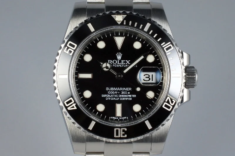 2011 Rolex Ceramic Submariner 116610 with Box and Papers-Rolex Oyster Perpetual 34mm Watch