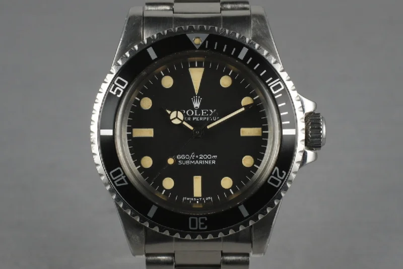 Rolex Submariner 5513 Mark 1 Maxi-Rolex Oyster Perpetual 39mm Watch