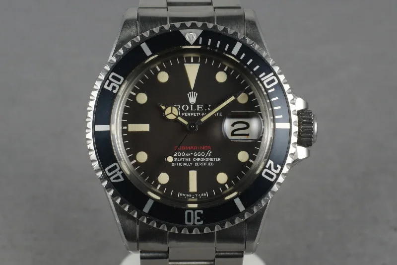 1969 Rolex Red Submariner 1680 Meters First Brown Tropical dial-Rolex Explorer 39mm Watch Sale