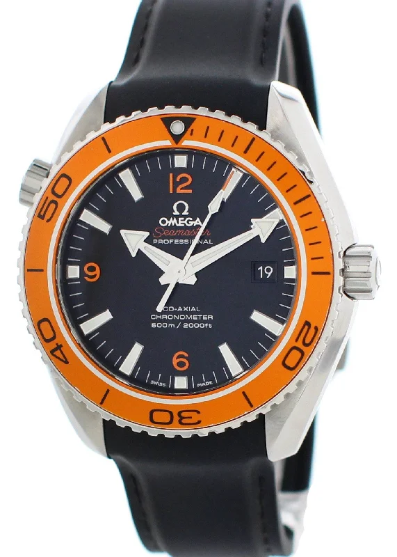 Omega Seamaster Planet Ocean 232.30.46.21.01.002 W/ Omega Card-Omega Speedmaster Automatic Chronograph Watch