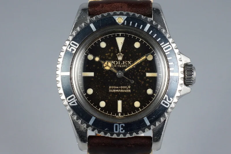 1961 Rolex Submariner 5512 PCG Gilt Chapter Ring Dial-Rolex Cosmograph Daytona 116520 Black Dial Watch