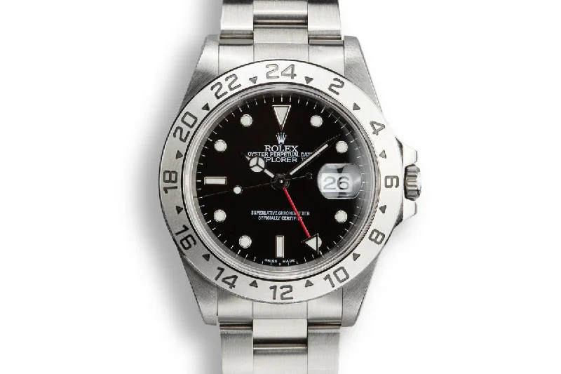 1999 Rolex Explorer II 16570 Black Dial-Rolex GMT-Master II 126710BLRO Pepsi Dial Watch