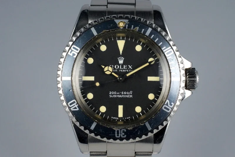 1967 Rolex Submariner 5513 Meters First Dial-Rolex Datejust 41mm Black Dial Watch