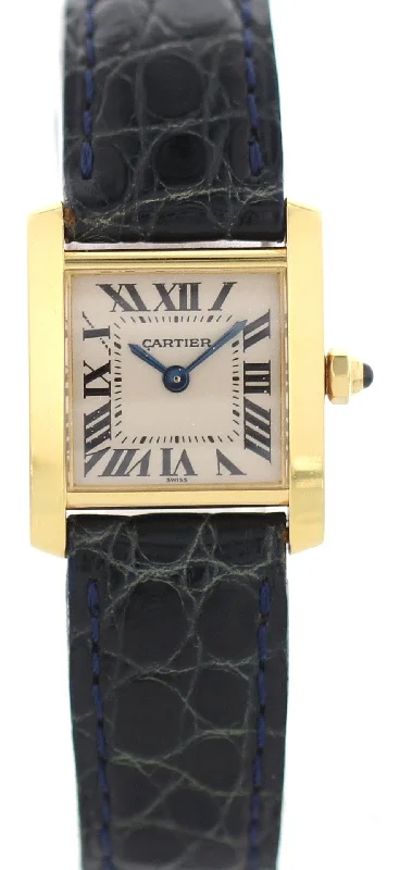 Cartier Tank Franciase 1820 18K Yellow Gold-Cartier Panthère de Cartier 36mm Watch