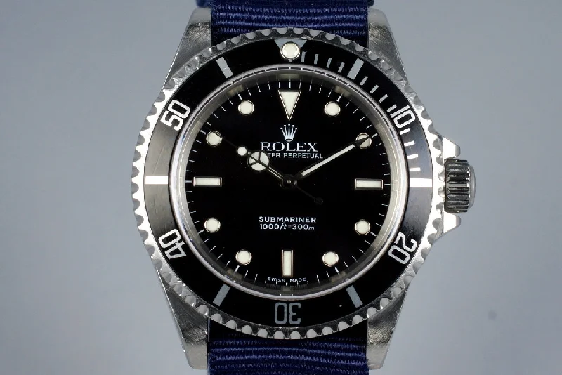 2000 Rolex Submariner 14060-Rolex Day-Date 40mm Blue Dial Watch