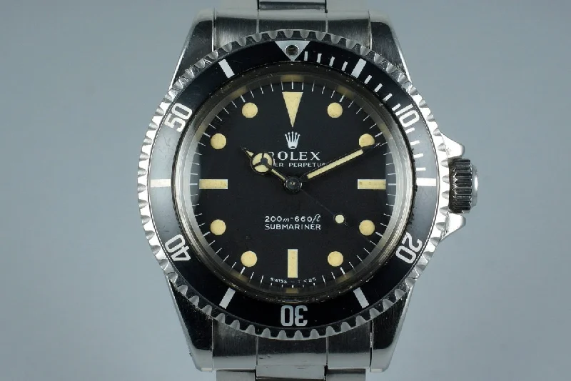 1967 Rolex Submariner 5513 Meters First-Rolex Yacht-Master 40mm Diamond Dial Watch