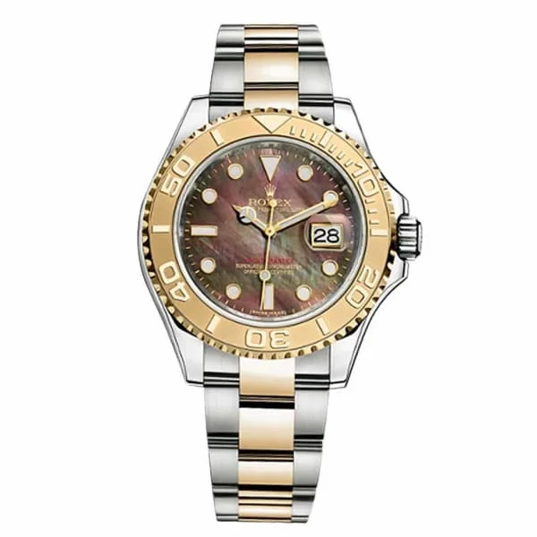 Rolex Yachtmaster 40mm - Ref: 16623MO - Black Mother of Pearl Dial, Two Tone Stainless Steel & 18K Yellow Gold Oyster Bracelet Men's Watch-Rolex Datejust 31mm Rose Gold Watch