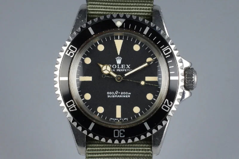 1970 Rolex Submariner 5513 with Serif Dial-Rolex GMT-Master II Red and Blue Watch