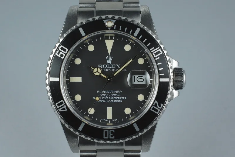 1983 Rolex Submariner 16800 with Box and Papers-Rolex Datejust 41mm Diamond Dial Watch