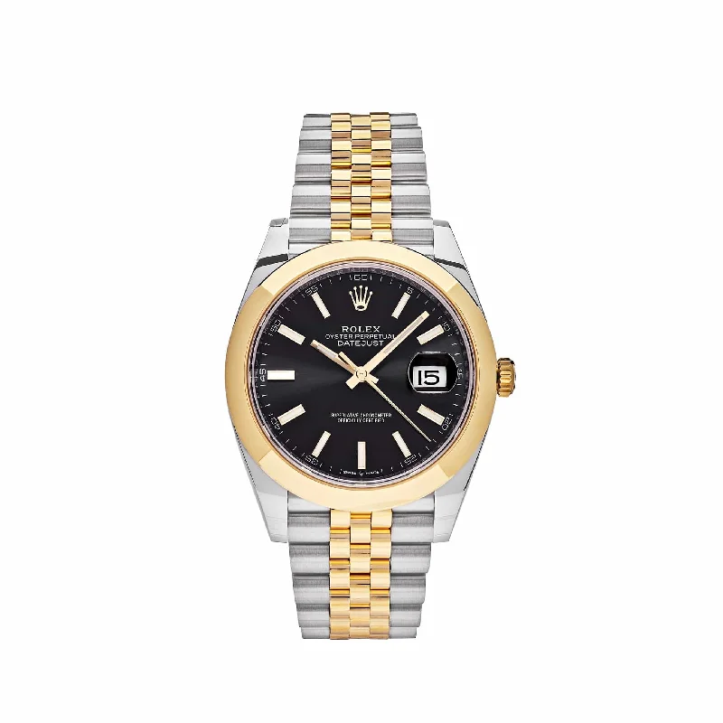 Rolex Datejust 126303 Stainless Steel Yellow Gold Black Dial Jubilee (2022)-Rolex Day-Date 40mm Rose Gold Watch