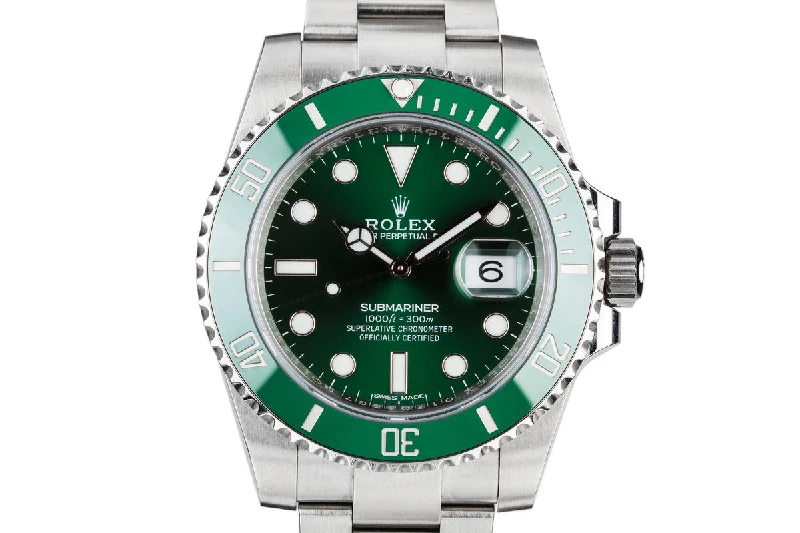 2017 Rolex Green Submariner 116610LV "Hulk" with Box and Papers-Rolex Yacht-Master II Watch