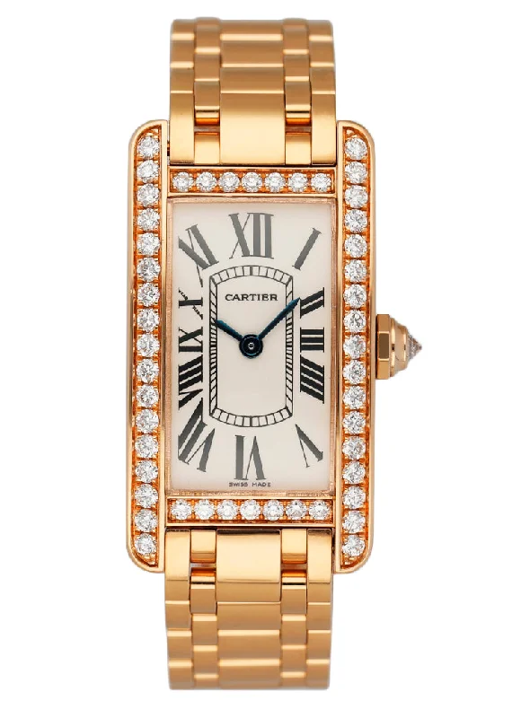 Cartier Tank Americaine WB7079M5 2503 Diamond Ladies Watch Box Papers-Cartier Juste un Clou Rose Gold Watch