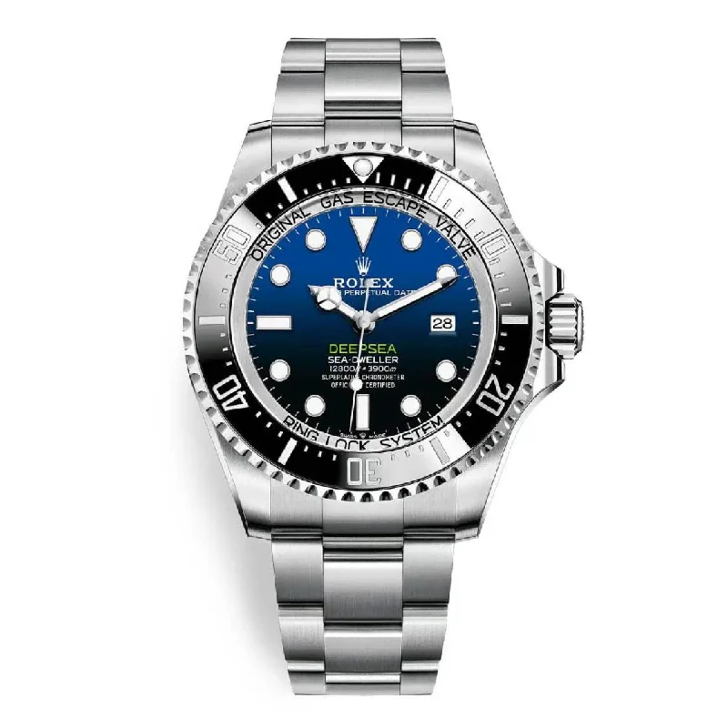 Rolex Deepsea / Sea Dweller 44mm - Ref: 126660-0002 - Blue Dial & Ceramic Bezel, Stainless Steel Oyster Bracelet Women's Watch-Rolex Day-Date 36mm White Dial Watch