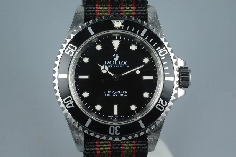 1997 Rolex Submariner 14060-Rolex Submariner Blue Dial Watch