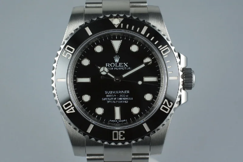 2010 Rolex Submariner 114060 with Box and Papers-Rolex Milgauss Z-Blue Watch