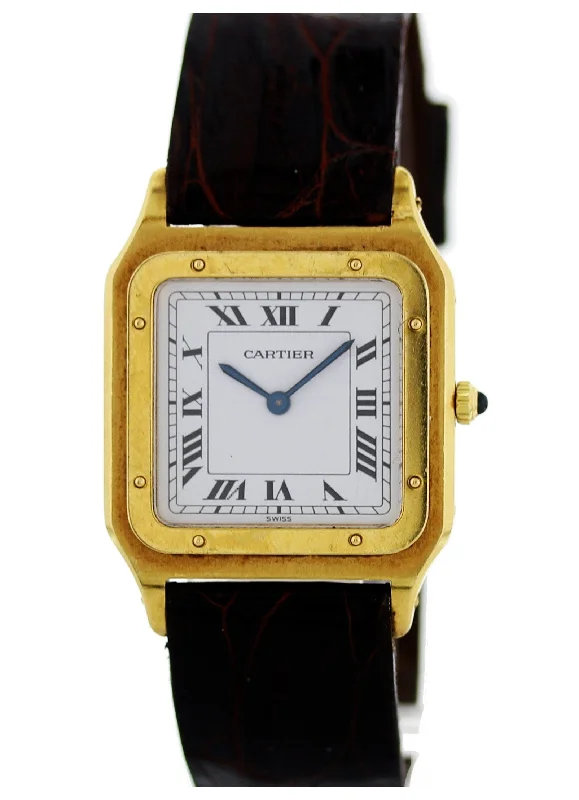 Cartier Santos Dumont Paris 18k Yellow Gold 15751 Watch-Cartier Love 18k Gold Ring