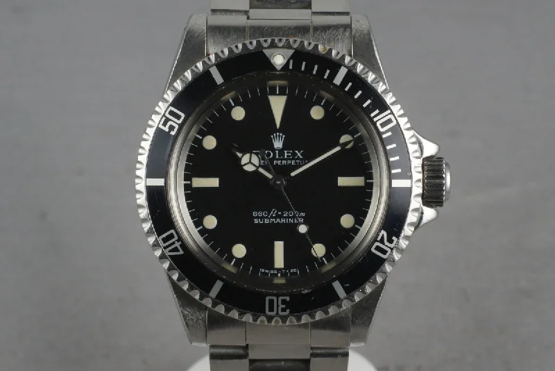 1968 Rolex Submariner  5513 with Box and Papers-Rolex GMT-Master II Batman Watch