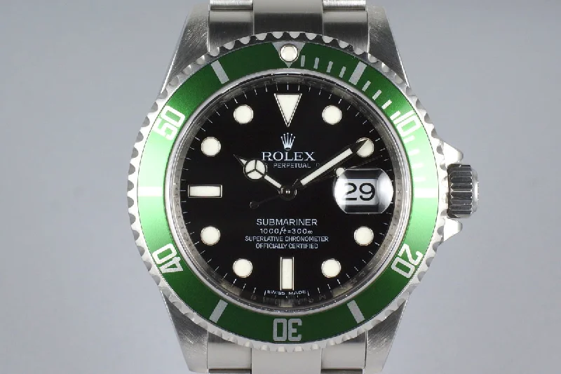 2007 Rolex Green Submariner 16610V with Box and RSC Papers-Rolex GMT-Master II 126710 Watch