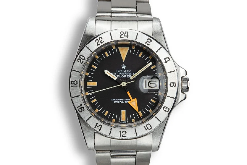 1973 Rolex Explorer II 1655 Straight hand MK II Dial-Rolex Explorer 40mm Stainless Steel Watch