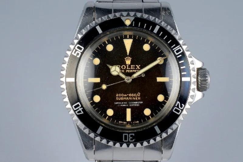 1965 Rolex Submariner 5512 with 4 Line Glossy Gilt Non-Chapter Ring Dial-Rolex Sea-Dweller Deepsea Watch