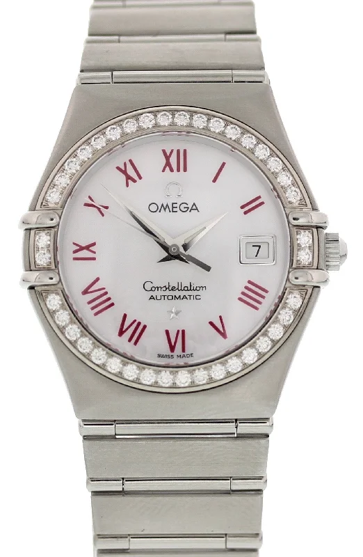 Omega Constellation 1497.63 Automatic MOP Diamonds-Omega De Ville Prestige 32.7mm Watch