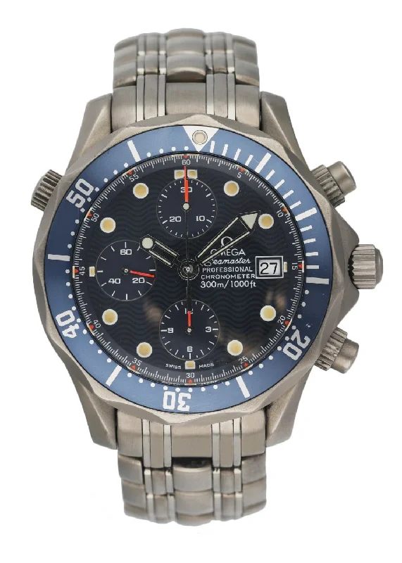 Omega Seamaster 2298.80.00 Titan Chronograph Titanium Men's Watch-Omega De Ville Ladymatic 34mm Watch