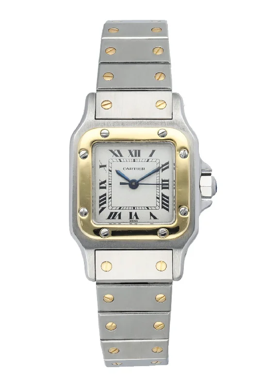 Cartier Santos Galbee Automatic Watch-Cartier Juste un Clou Bracelet