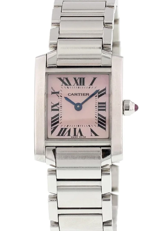 Cartier Tank Francaise 2384 Ladies Watch-Cartier Ballon Bleu 36mm Watch with Diamonds