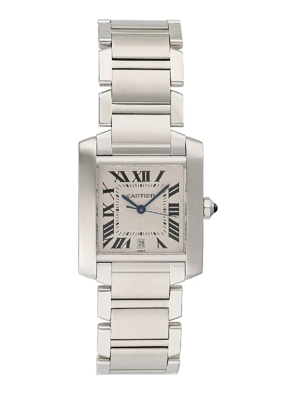 Cartier Tank Francaise 2302 Mens Watch-Cartier Tank Française 35mm Steel Watch