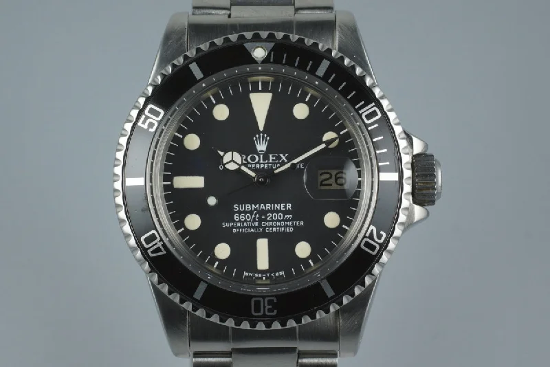 1978 Rolex Submariner 1680-Rolex Submariner 114060 No Date Black Dial Watch